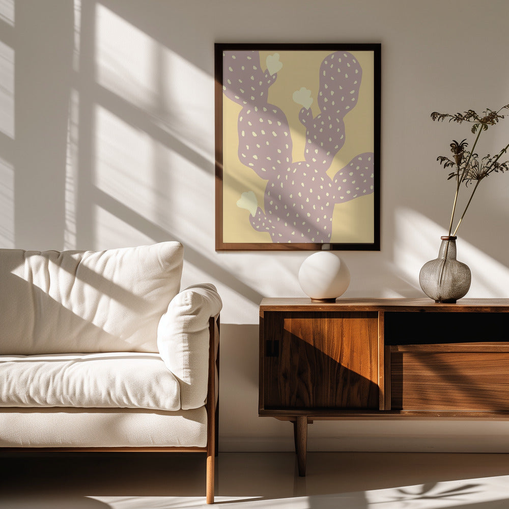 Cactus Yellow Poster